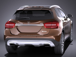 Mercedes-Benz GLA 2015 vray Modelo 3D