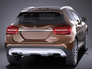 Mercedes-Benz GLA 2015 vray 3D Model