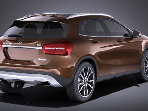 Mercedes-Benz GLA 2015 vray Modelo 3D