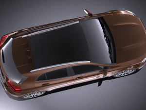 Mercedes-Benz GLA 2015 vray 3D Model