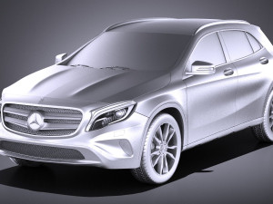 Mercedes-Benz GLA 2015 vray Modelo 3D