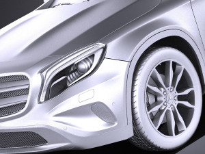 Mercedes-Benz GLA 2015 vray Modelo 3D