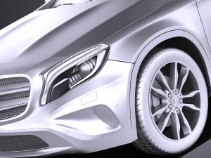 Mercedes-Benz GLA 2015 vray 3D Model