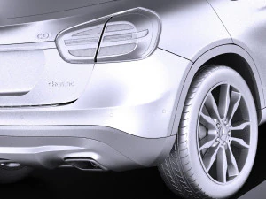 Mercedes-Benz GLA 2015 vray 3D Model