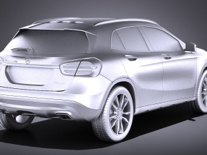 Mercedes-Benz GLA 2015 vray Modelo 3D