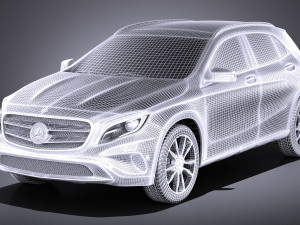 Mercedes-Benz GLA 2015 vray Modelo 3D
