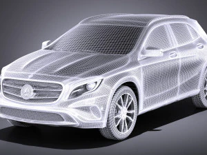 Mercedes-Benz GLA 2015 vray 3D Model