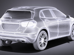 Mercedes-Benz GLA 2015 vray Modelo 3D