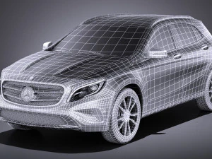 Mercedes-Benz GLA 2015 vray 3D Model