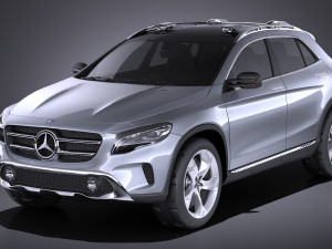 Mercedes-Benz GLA Concept 2014 vray 3D Model