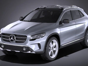 Mercedes-Benz GLA Concept 2014 vray Model 3D