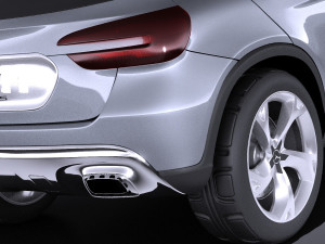 Mercedes-Benz GLA Concept 2014 vray Modelo 3D
