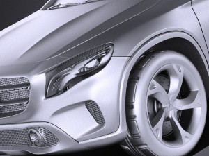 Mercedes-Benz GLA Concept 2014 vray Modelo 3D