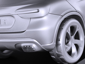 Mercedes-Benz GLA Concept 2014 vray Modelo 3D