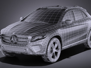 Mercedes-Benz GLA Concept 2014 vray Modelo 3D