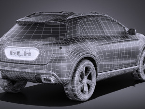 Mercedes-Benz GLA Concept 2014 vray Modelo 3D