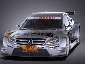 Mercedes-Benz C AMG DTM 2012-2014 vray 3D 模型