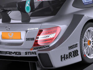 Mercedes-Benz C AMG DTM 2012-2014 vray Modelo 3D