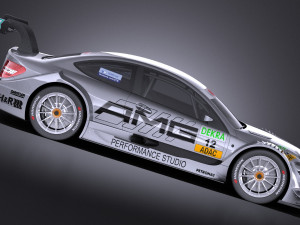 Mercedes-Benz C AMG DTM 2012-2014 vray 3D 模型
