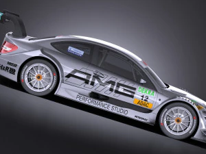 Mercedes-Benz C AMG DTM 2012-2014 vray Modelo 3D