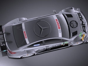 Mercedes-Benz C AMG DTM 2012-2014 vray 3D 模型