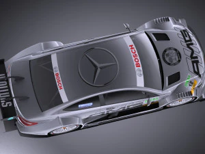 Mercedes-Benz C AMG DTM 2012-2014 vray Modelo 3D
