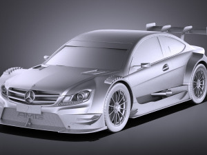 Mercedes-Benz C AMG DTM 2012-2014 vray 3D 模型