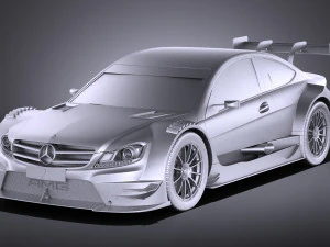 Mercedes-Benz C AMG DTM 2012-2014 vray Modelo 3D