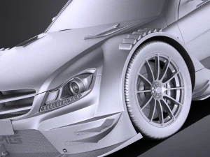 Mercedes-Benz C AMG DTM 2012-2014 vray Modelo 3D