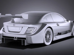 Mercedes-Benz C AMG DTM 2012-2014 vray Modelo 3D