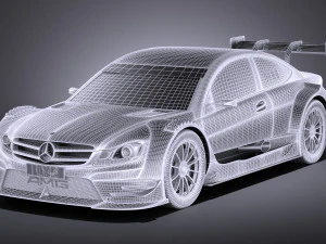 Mercedes-Benz C AMG DTM 2012-2014 vray Modelo 3D