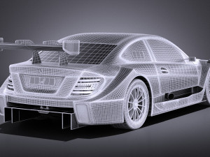 Mercedes-Benz C AMG DTM 2012-2014 vray 3D 模型