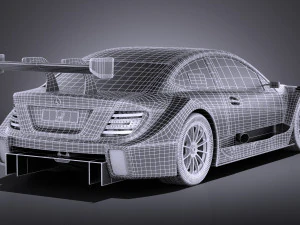 Mercedes-Benz C AMG DTM 2012-2014 vray Modelo 3D