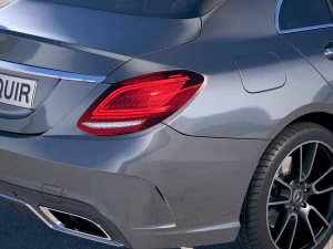 Mercedes-Benz C-class AMG 2019 3D Model