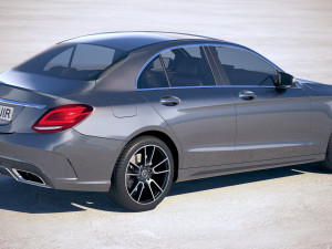 Mercedes-Benz C-class AMG 2019 3D 모델