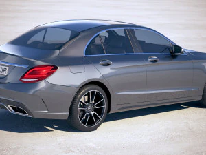 Mercedes-Benz C-class AMG 2019 3D Model