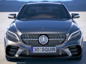 Mercedes-Benz C-class AMG 2019 3D 모델