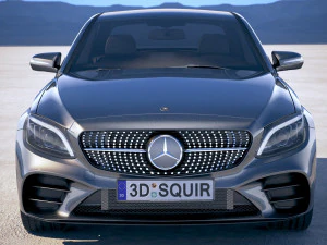 Mercedes-Benz C-class AMG 2019 3D Model