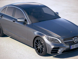Mercedes-Benz C-class AMG 2019 3D Model