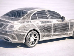 Mercedes-Benz C-class AMG 2019 3D Model