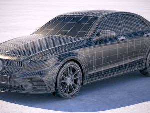 Mercedes-Benz C-class AMG 2019 3D 모델