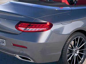 Mercedes-Benz c-class amg cabrio 2019 3D Модель