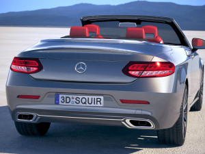 Mercedes-Benz c-class amg cabrio 2019 3D Модель