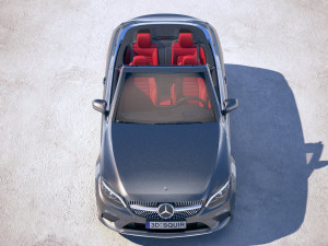 Mercedes-Benz c-class amg cabrio 2019 3D Модель
