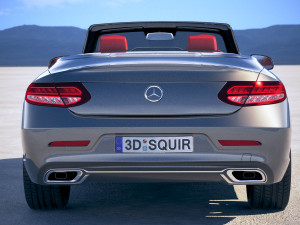 Mercedes-Benz c-class amg cabrio 2019 3D Модель