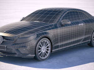 Mercedes-Benz c-class amg cabrio 2019 3D Модель
