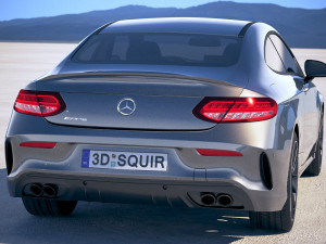 Mercedes-Benz c-class amg coupe 2019 Modelo 3D