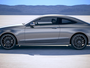 Mercedes-Benz c-class amg coupe 2019 Modelo 3D