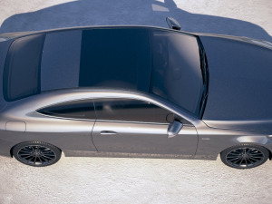 Mercedes-Benz c-class amg coupe 2019 Modelo 3D