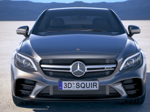 Mercedes-Benz c-class amg coupe 2019 Modelo 3D